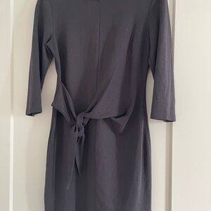 Dynamite Charcoal Long Sleeve Dress